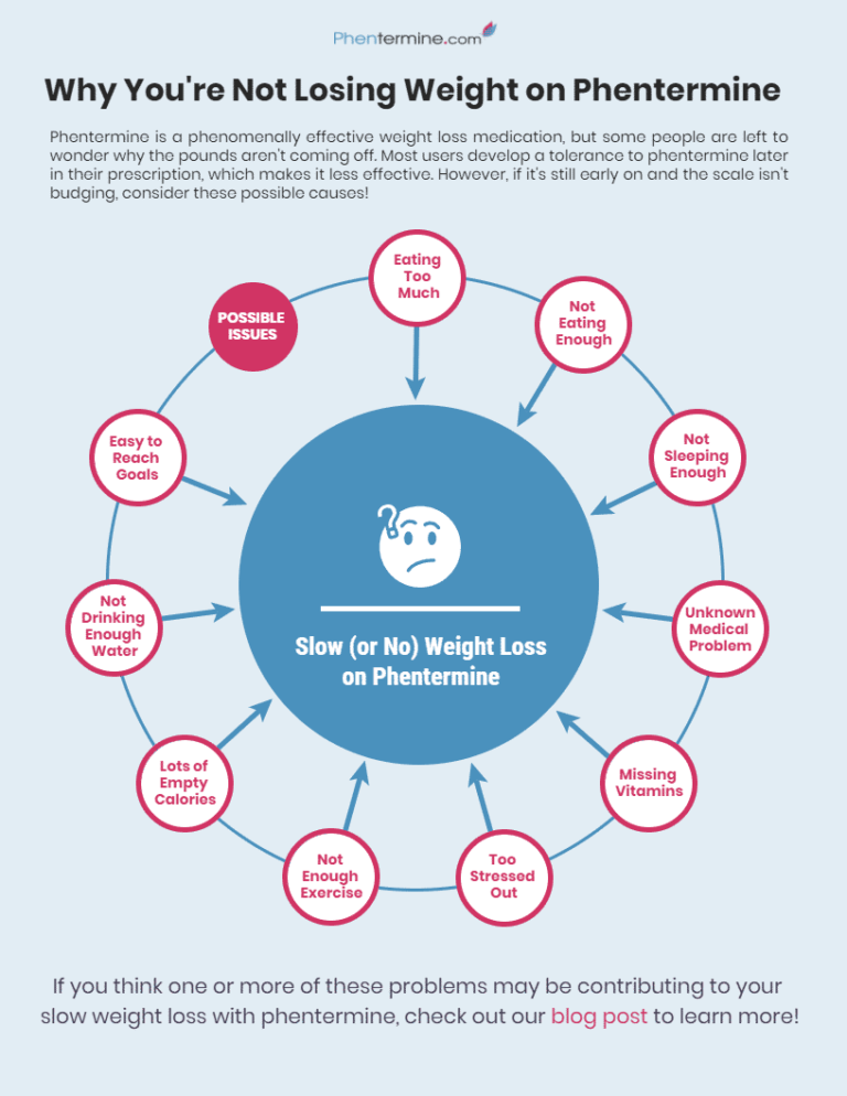 Why You're Not Losing Weight with Phentermine Infographic