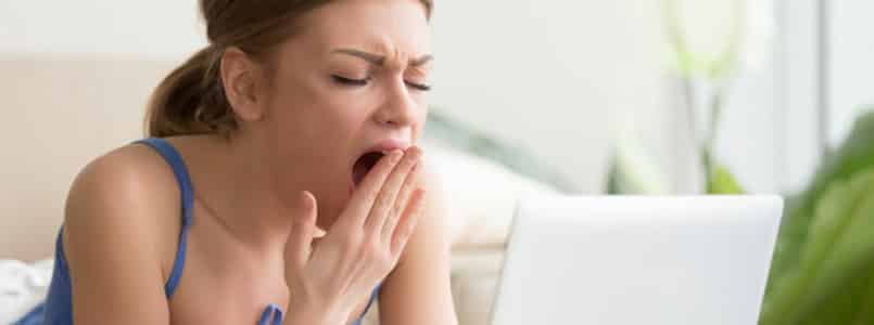 woman yawning as a result of phentermine fatigue