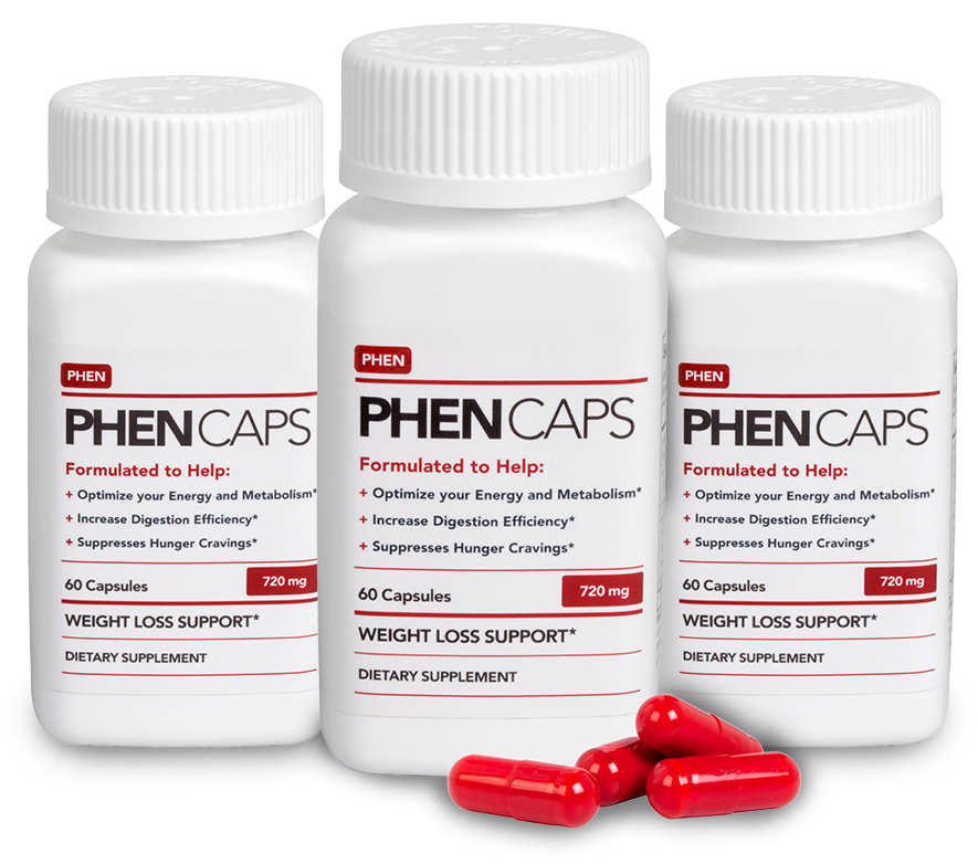 3 bottles of Phen Caps: a natural alternative to phentermine