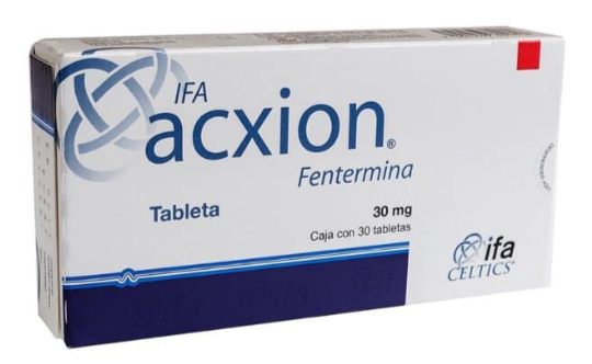 Acxion 30mg Fentermina tablets