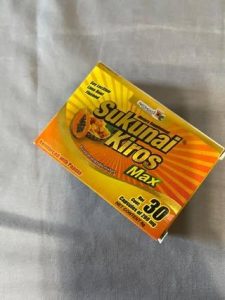 Sukunai Kiros Max dietary supplement box